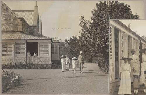The Residency and house party, Government House, Darwin, Northern Territory, 1912, [1] [picture] / J.P. Campbell