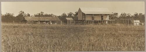 Before leaving on the onward journey, Minister Thomas christened the farm [picture] / J.P. Campbell