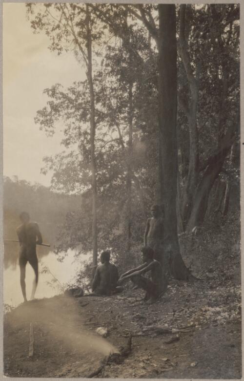 Daly River natives fishing for barramundi [picture] / J.P. Campbell