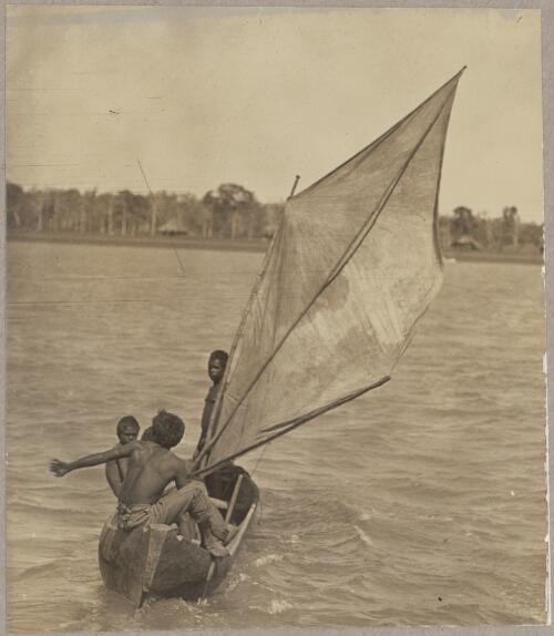 Canoeing scenes on Cooper's anchorage, 1 [picture] / J.P. Campbell
