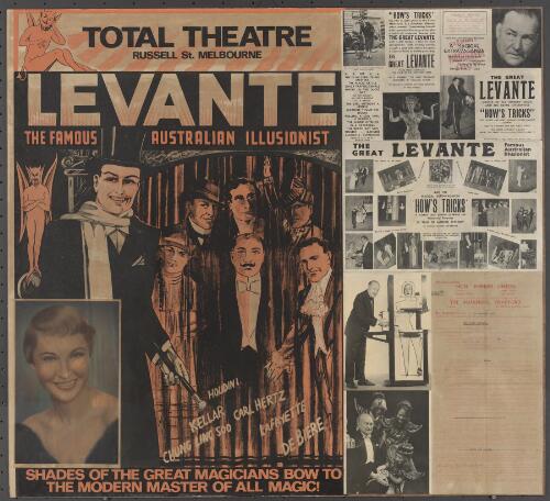 [The Great Levante [picture] : collection of posters, photographs]