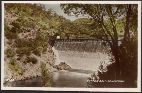 Cotter Dam, Canberra, [1930s] [picture] / [Frank H. Boland]