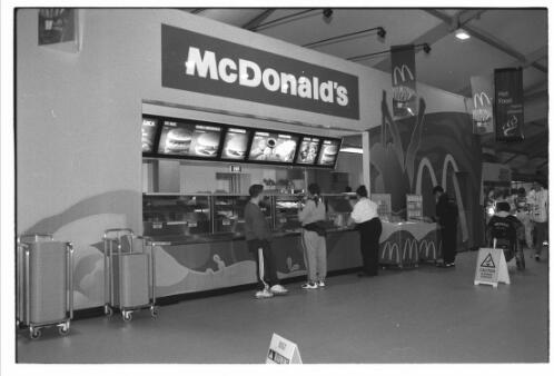 McDonald's in the dining hall in the Paralympic Village, Sydney 2000 Paralympic Games, 16 October 2000 [picture] / Jim Nomarhas