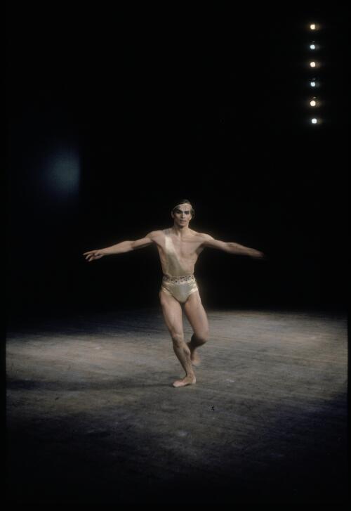 Rudolf Nureyev in Diana and Actaeon, 1964, The Australian Ballet [transparency] / Walter Stringer