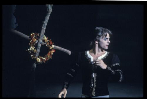 Mikhail Baryshnikov in Giselle, 1975, Ballet Victoria [transparency] / Walter Stringer