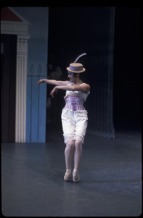Unidentified dancer in the Australian Ballet production of Facade, 1972 [transparency] / Walter Stringer