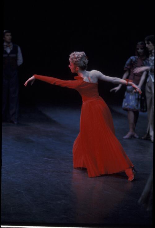 Unidentified dancer in the Australian Ballet production of Super Man, 1974 [transparency] / Walter Stringer