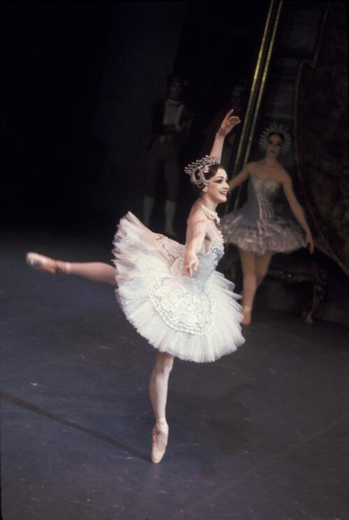 Unidentified artist of the Australian Ballet in 'Cinderella', Melbourne, Palais Theatre, 1973, [4] [transparency] / Walter Stringer