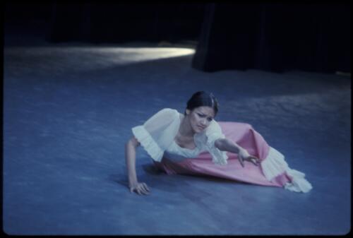 Performance of Bungkos Suite by artists of the Alice Reyes Ballet at the Princess Theatre, Melbourne, 1974 [transparency] / Walter Stringer