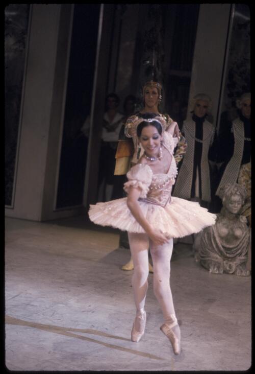 Ai-gul Gaisina as Aurora in the Australian Ballet production of 'The sleeping beauty' 1974 [transparency] / Walter Stringer