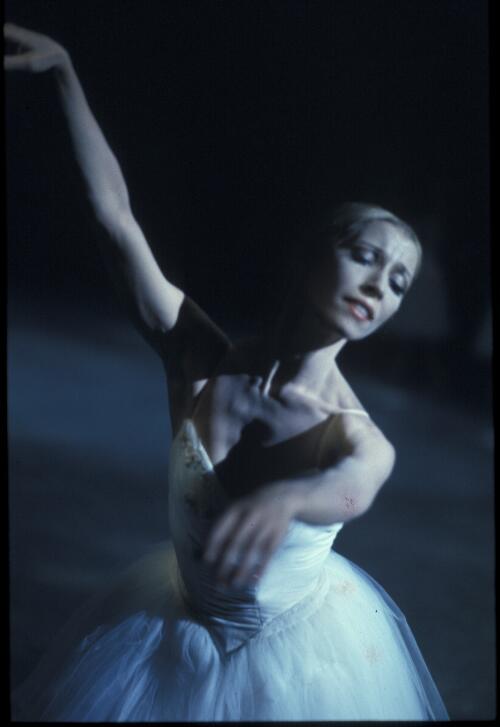 Natalia Makarova in Giselle Act II, Ballet Victoria, 1975 [transparency] / Walter Stringer