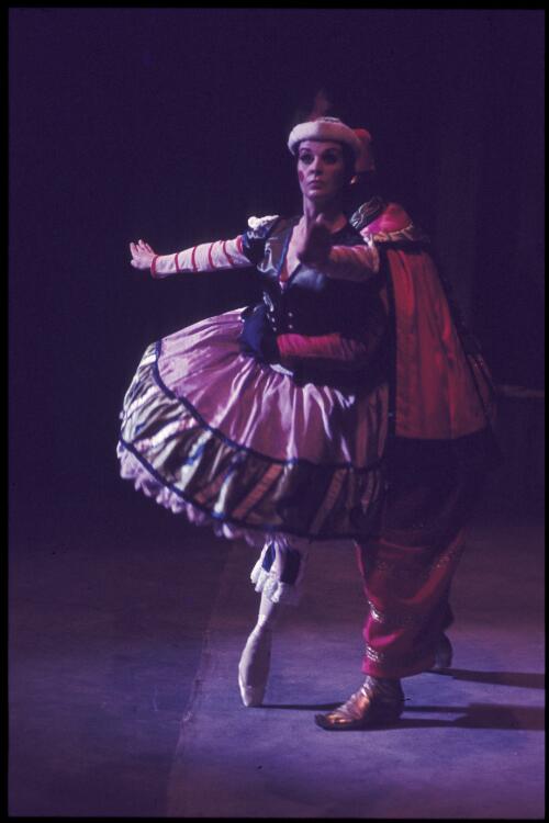 Unidentified dancer as the ballerina in Petrouchka, the Australian Ballet 1970? [transparency] / Walter Stringer