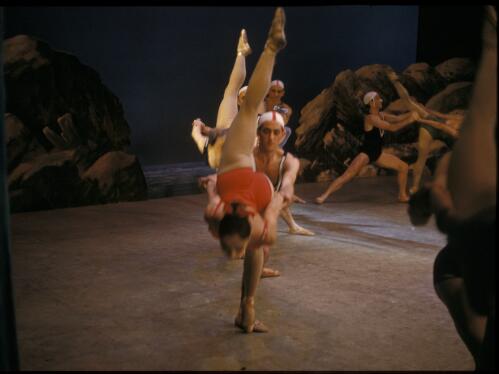 Scene from the Borovansky Ballet production of The surfers, 1961, [2] [transparency] / Walter Stringer
