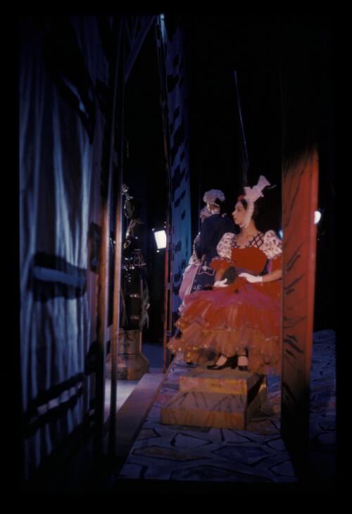 Ramona Ratas as the Spanish doll, Coppelia, Borovansky Ballet, 1960 [transparency] / Walter Stringer