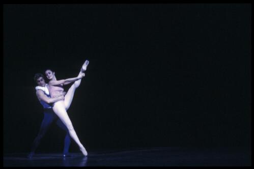 David Burch and Sheree da Costa in Beyond Twelve, the Australian Ballet, 1980 [transparency] / Walter Stringer