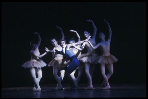 David Burch and artists of the Australian Ballet in Beyond Twelve, 1980 [transparency] / Walter Stringer