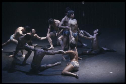 Artists of the Australian Ballet in Threshold, 1980 [transparency] / Walter Stringer