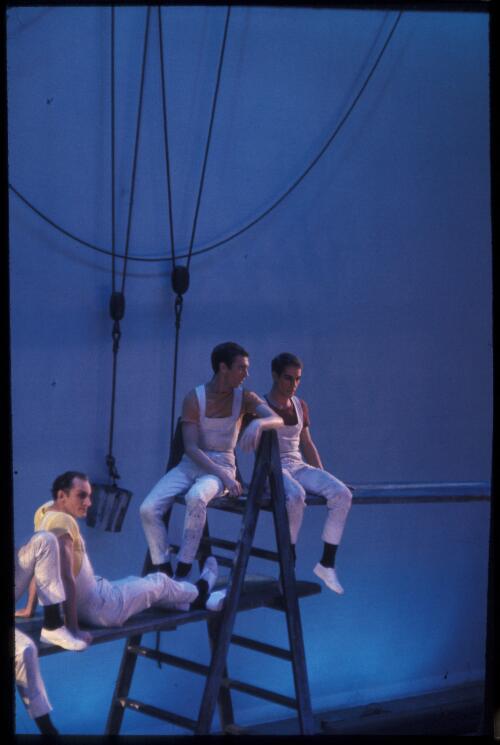 Artists of the Australian Ballet in Ray Powell's Just for Fun, 1962 [2] [transparency] / Walter Stringer