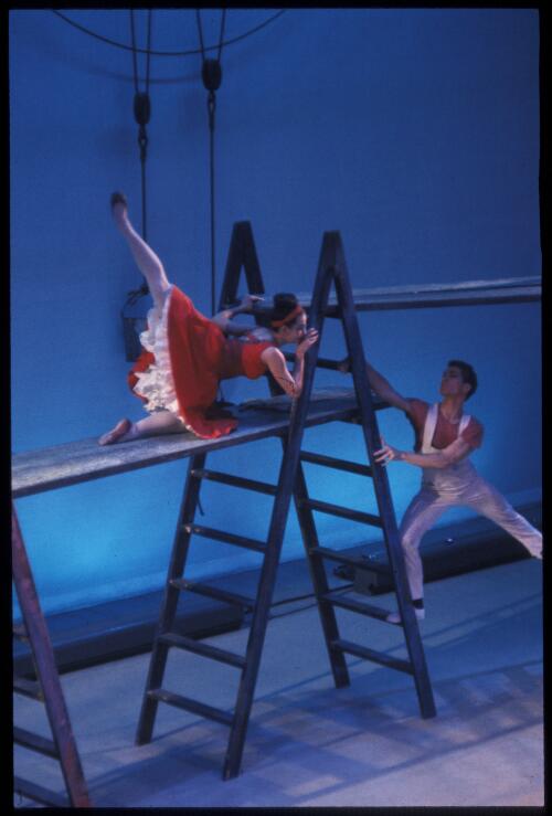 Artists of the Australian Ballet in Ray Powell's Just for Fun, 1962 [3] [transparency] / Walter Stringer