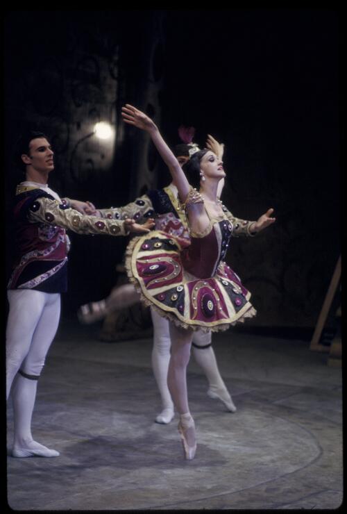 Paul Wright and Gailene Stock in George Balanchine's Ballet Imperial, ca. 1967 [transparency] / Walter Stringer