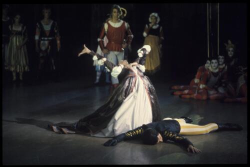 Mary Duchesne as Lady Capulet in the Australian Ballet production of John Cranko's 'Romeo and Juliet', 1975 [transparency] / Walter Stringer