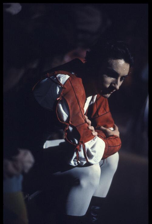 Jonathon Kelly in the Australian Ballet production of John Cranko's 'Romeo and Juliet', 1975 [transparency] / Walter Stringer