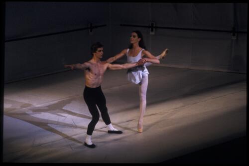 Marilyn Jones and David Burch in the Australian Ballet production of  Jerome Robbins' Afternoon of a Faun, 1978 [1] [transparency] / Walter Stringer