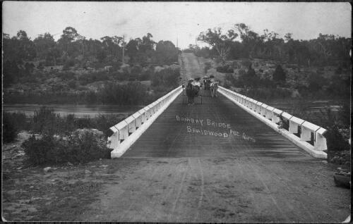 Bombay Bridge, Shoalhaven River, via Braidwood, N.S.W., ca. 1914 [picture]
