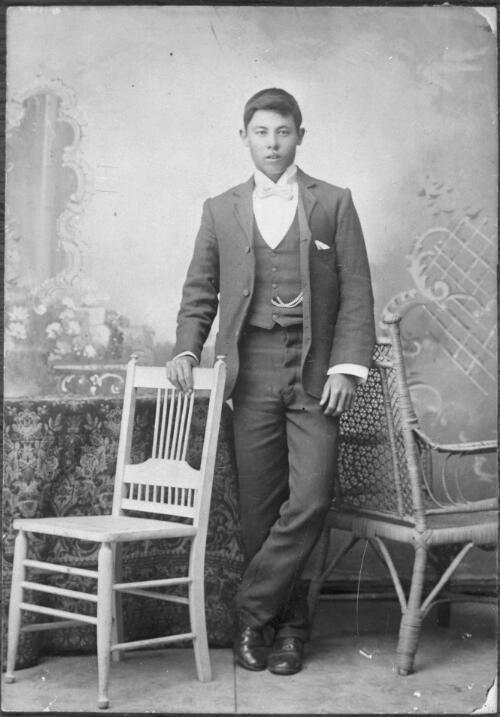 Portrait of William James Nomchong, aged 19 years, Braidwood, N.S.W., 1900 [picture]