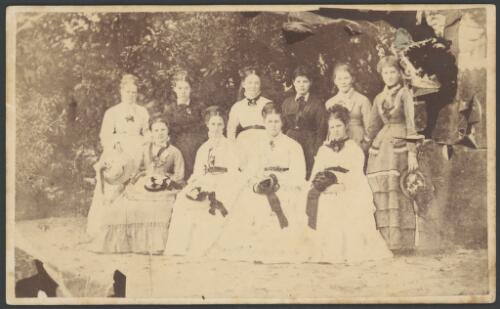 Students of Lady Murray's school, Springfield College, Sydney, 19 November 1874 [picture]