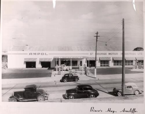 Front view of the Ampol service station on the Prince's Highway, Arncliffe, New South Wales [picture]