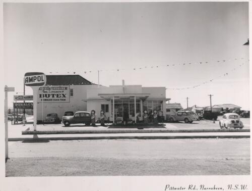 Front view of the Ampol service station on Pittwater Road, Narrabeen, New South Wales [picture]