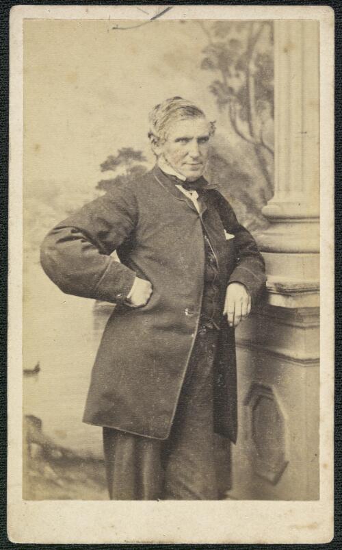 Portrait of Dr. William Hayley, Queanbeyan medical practitioner, ca. 1864 [picture] / Batchelder & O'Neill
