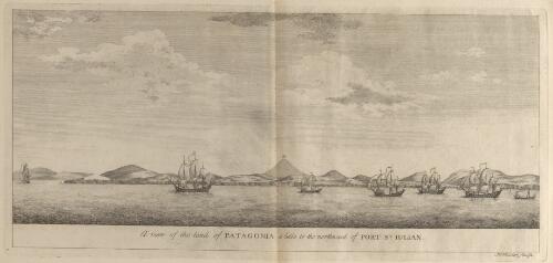 A view of the land of Patagonia a little to the northward of Port St. Iulian [picture]/ J.S. Muller sculp.; [after Sir Peircy Brett]