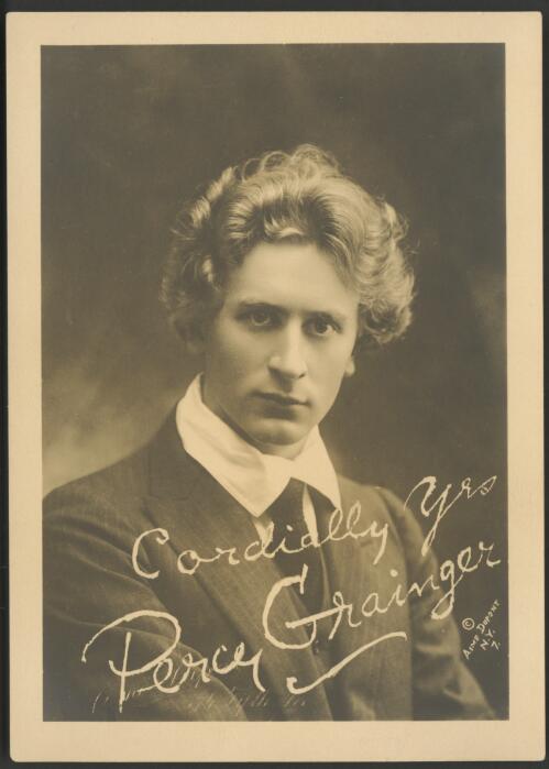 Portrait of Percy Grainger (full face), 1915 [picture] / Aime Dupont