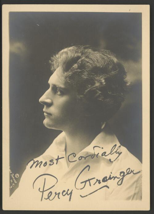 Portrait of Percy Grainger (profile), 1915 [picture] / Aime Dupont