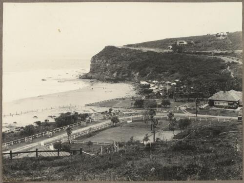 [View of Bilgola Beach from hill, Sydney, New South Wales, 1930] [picture]
