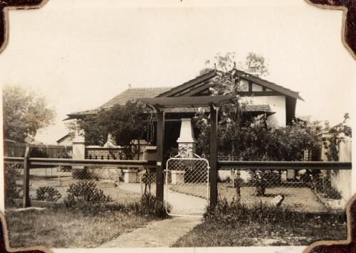 Arthur Tange's lodgings in Nedlands, Western Australia between 1933 and 1938 [picture]