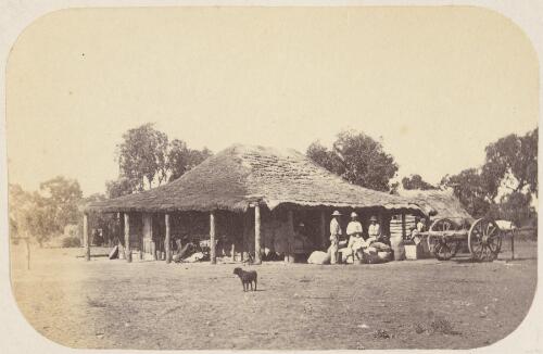Store at Momba, Momba Station, ca. 1870s [picture]/ Frederic Bonney