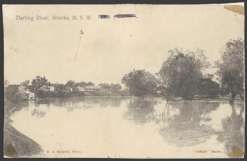 Darling River, Bourke, N.S.W. [i.e. New South Wales] [picture] / H. A. Schmidt, photo