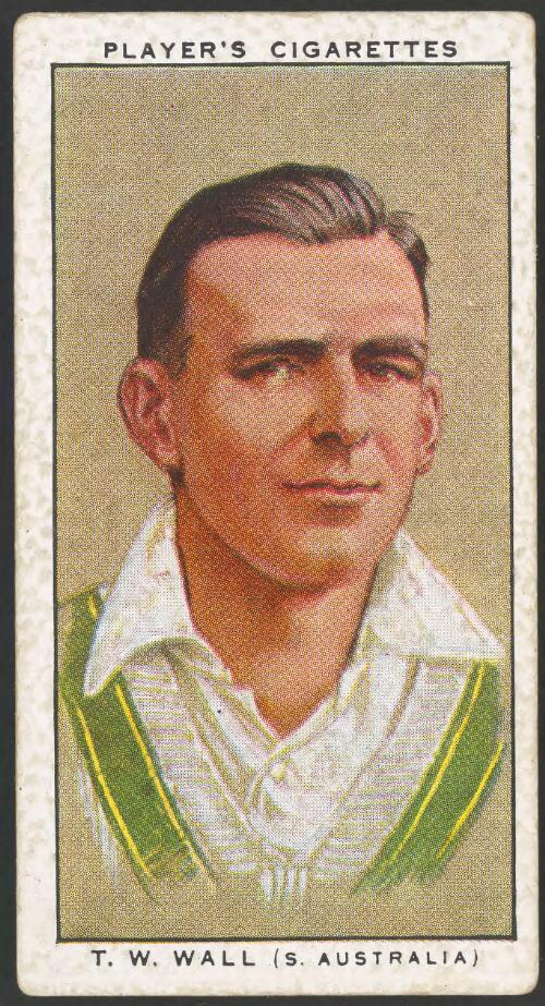 Portrait of cricketer, T.W. Wall (South Australia), 1934 [picture]