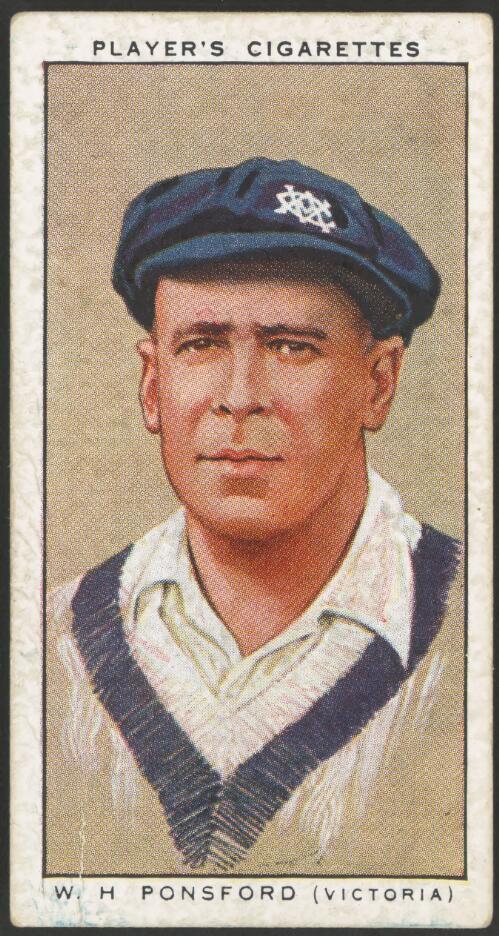 Portrait of cricketer, W.H. Ponsford (Victoria), 1934 [picture]