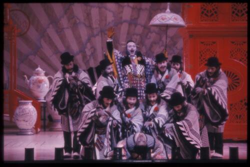 Gentlemen's Chorus from the Australian Opera's production of The Mikado, 1991 [transparency] / Don McMurdo