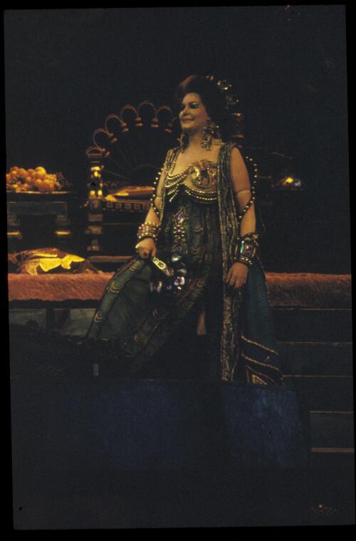 Margareta Elkins in Australian Opera performance of Salome, 1979 [transparency] / Don McMurdo