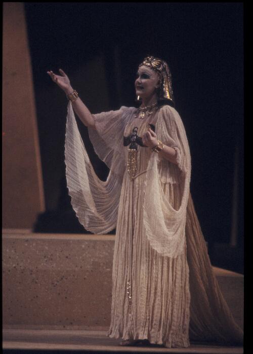 Margreta Elkins in Aida, 1984 [transparency] / Don McMurdo
