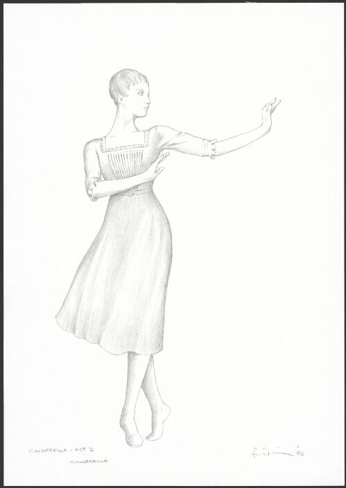 Cinderella in Cinderella Act III, the Australian Ballet, 1996 [picture] / Kristian Fredrikson