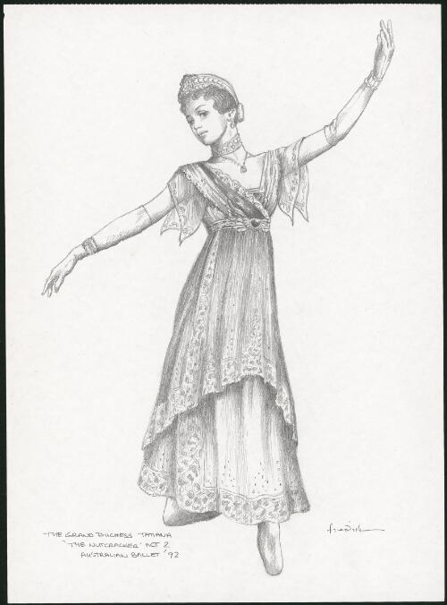 The grand duchess Tatiana, in The Nutcracker Act II, the Australian Ballet, 1992 [picture] / Kristian Fredrikson