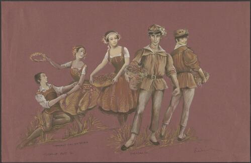 Peasant pas de Deux, in Giselle, Act I, West Australian Ballet Company, ca. 1998 [picture] / Kristian Fredrikson