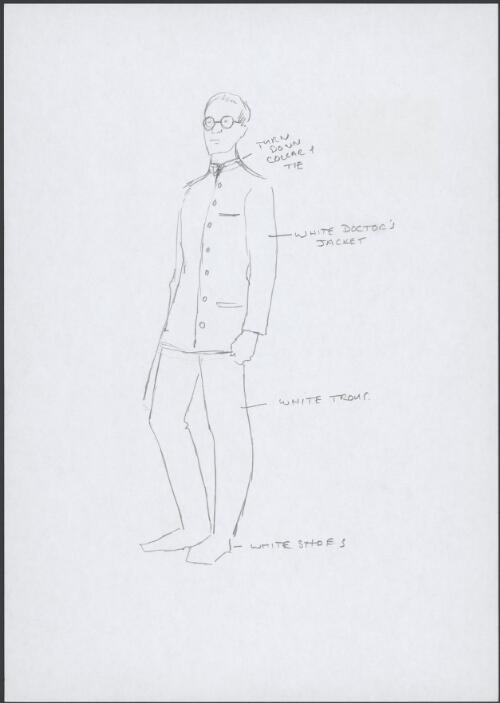 Study for costume design, ca. 2001, 1 [picture] / Kristian Fredrikson