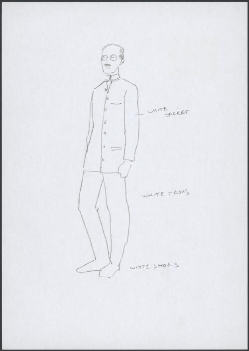 Study for costume design, ca. 2001, 2 [picture] / Kristian Fredrikson